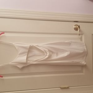 NWOT White Bodycon Dress with Cutouts